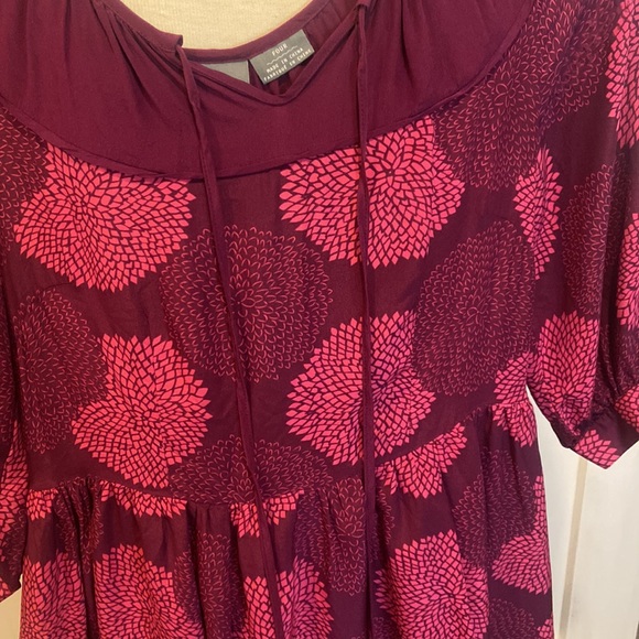 Anthropologie Girls From Savoy 100% Silk Bouquet Toss Dress - Picture 2 of 6